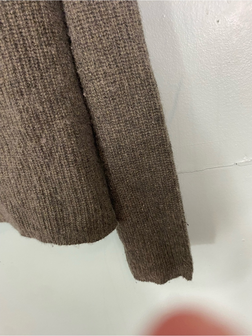 Jenni Kayne Cashmere Fisherman Sweater Green Medium - Picture 7 of 10